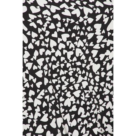 Anine Bing Brooke Heart Halter Neck Top in Black White S - Picture 2 of 4